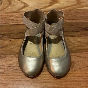Copper Key Gold Dress Shoes for Kids